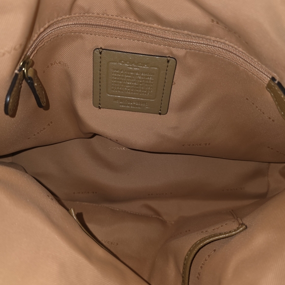 Coach Denim and Black Floral Crossbody Bag - Picture 12 of 15